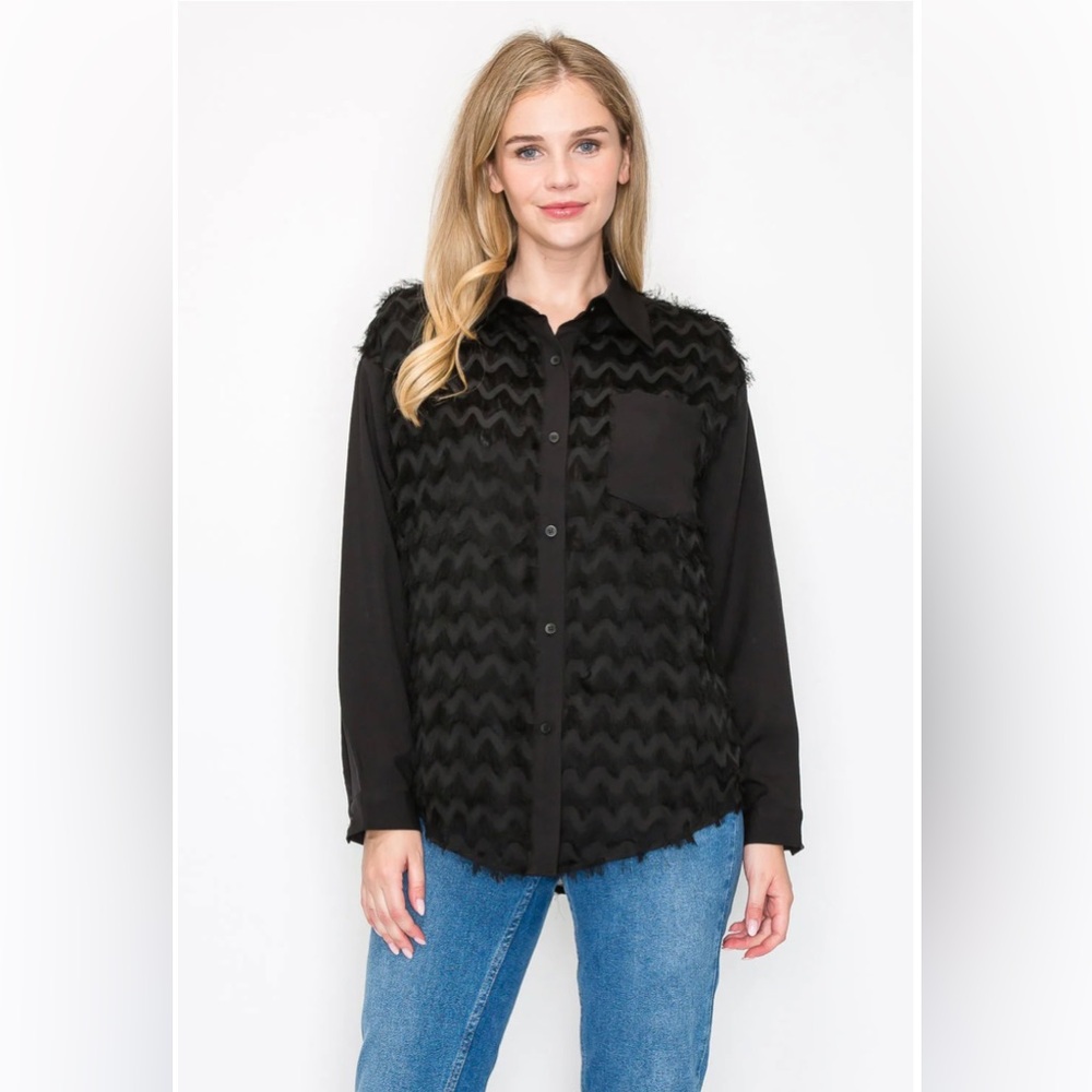 Weena Shirt. Black, size: M